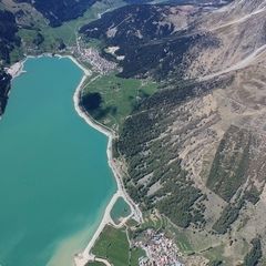 Flugwegposition um 13:47:07: Aufgenommen in der Nähe von 39027 Graun im Vinschgau, Bozen, Italien in 3832 Meter